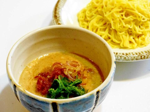 宮崎の郷土料理をアレンジ！アジの冷や汁 つけ麺